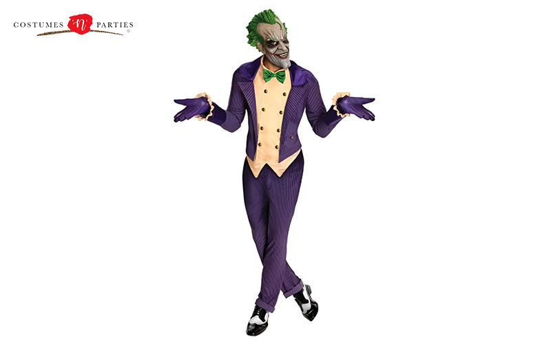 Joker villain costume idea for Singapore themed bar crawls.